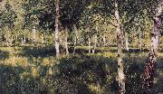 Isaac Ilich Levitan Birch Grove (nn02) painting